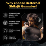 Better Alt Gomme Shilajit Mango – amélioration de l'endurance pour les activités.