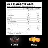 Better Alt Gomme Shilajit Mango – boost d'énergie naturel au quotidien.