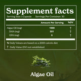 Better Alt Omega-3, 1000 mg d’huile d’algue par gélule pour l’apport quotidien.