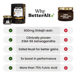 Better Alt Shilajit Gold – Gokshura aide à lutter contre la fatigue.