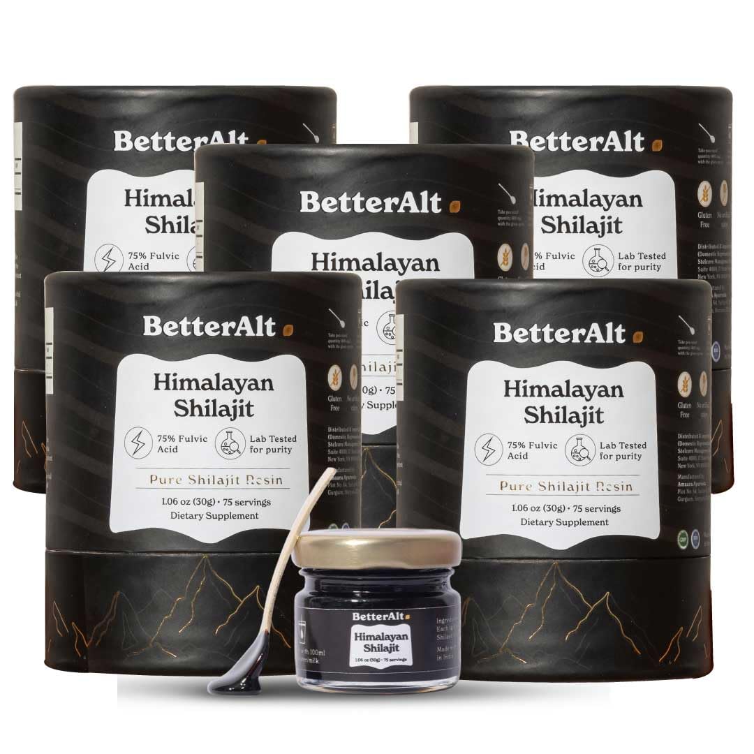 Better Alt Shilajit pur Himalaya en bouteille prête à l'emploi