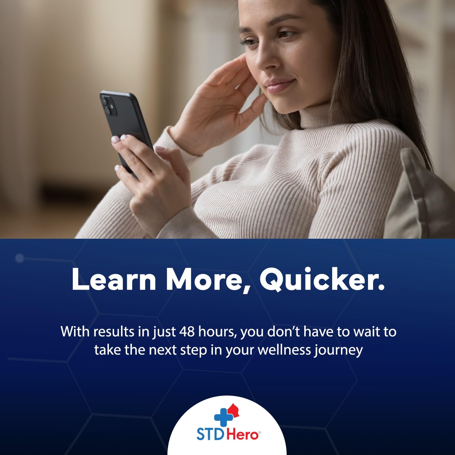 Enveloppe retour prepayee du STD Hero facilitant l envoi