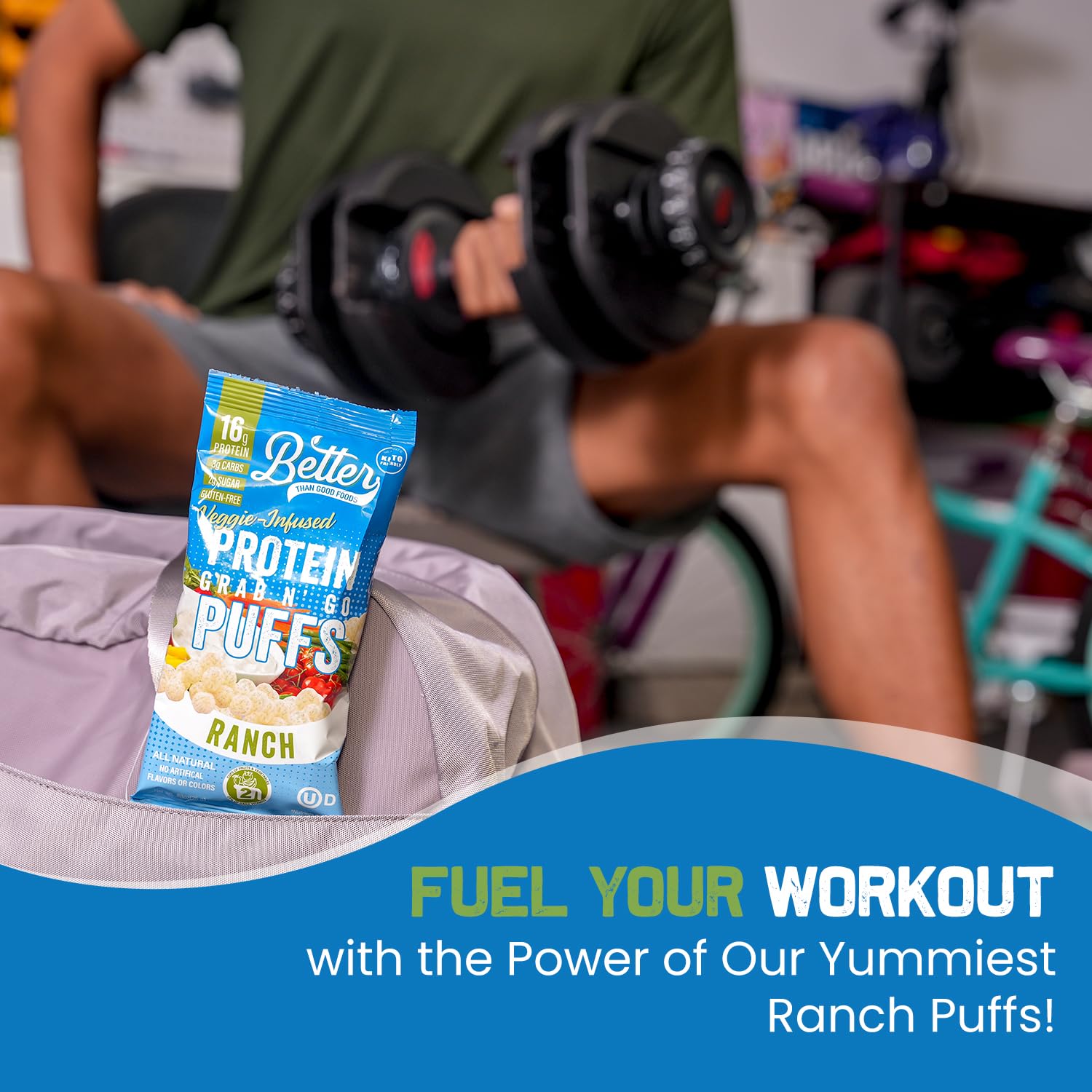 Better Than Good Keto Ranch Puffs — parfait pour les enfants et les activités scolaires.