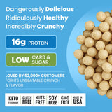 Better Than Good Keto Ranch Puffs — tableau nutritionnel clair et sans sucre ajouté.
