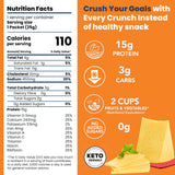 Texture croustillante des puffs cheddar keto idéale pour collation protéinée