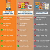 Better Than Good Snacks puffs cheddar vitamines et antioxydants