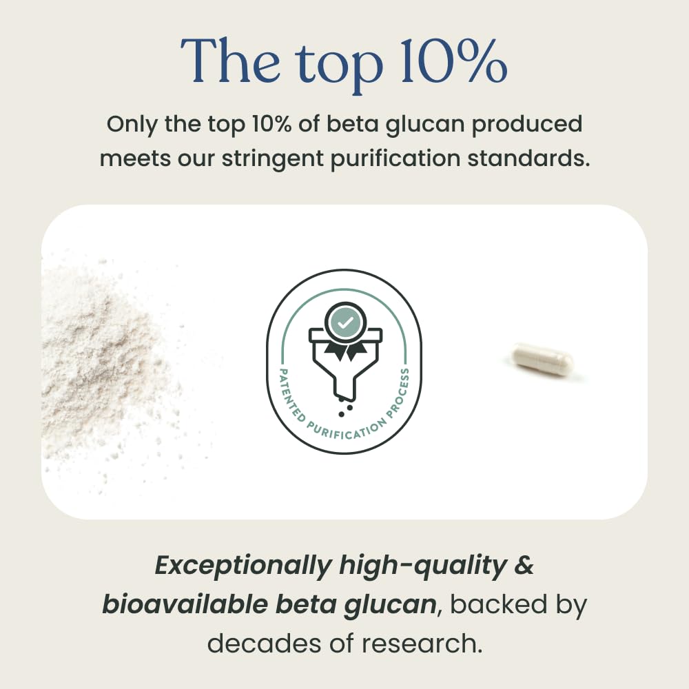 Better Way Health Beta Glucan 500 - boîte d emballage élégante et transparente