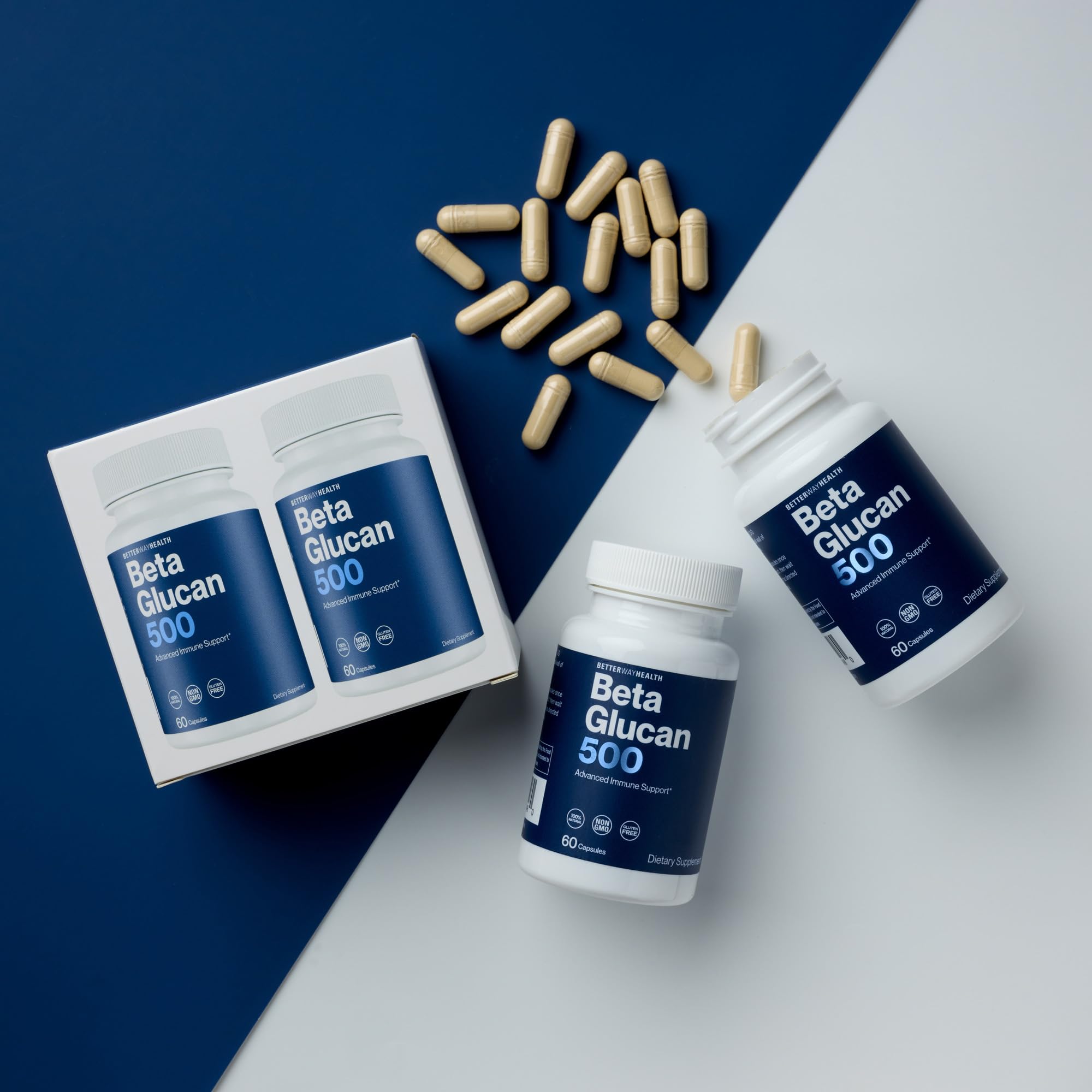 Better Way Health Beta Glucan 500 - emballage intérieur bien protégé
