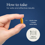 Better Way Health routine simple: deux caplets par jour avec repas