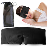 Better zzZ masque-sommeil soie Mulberry noir douceur luxueuse et hydratation potentielle.