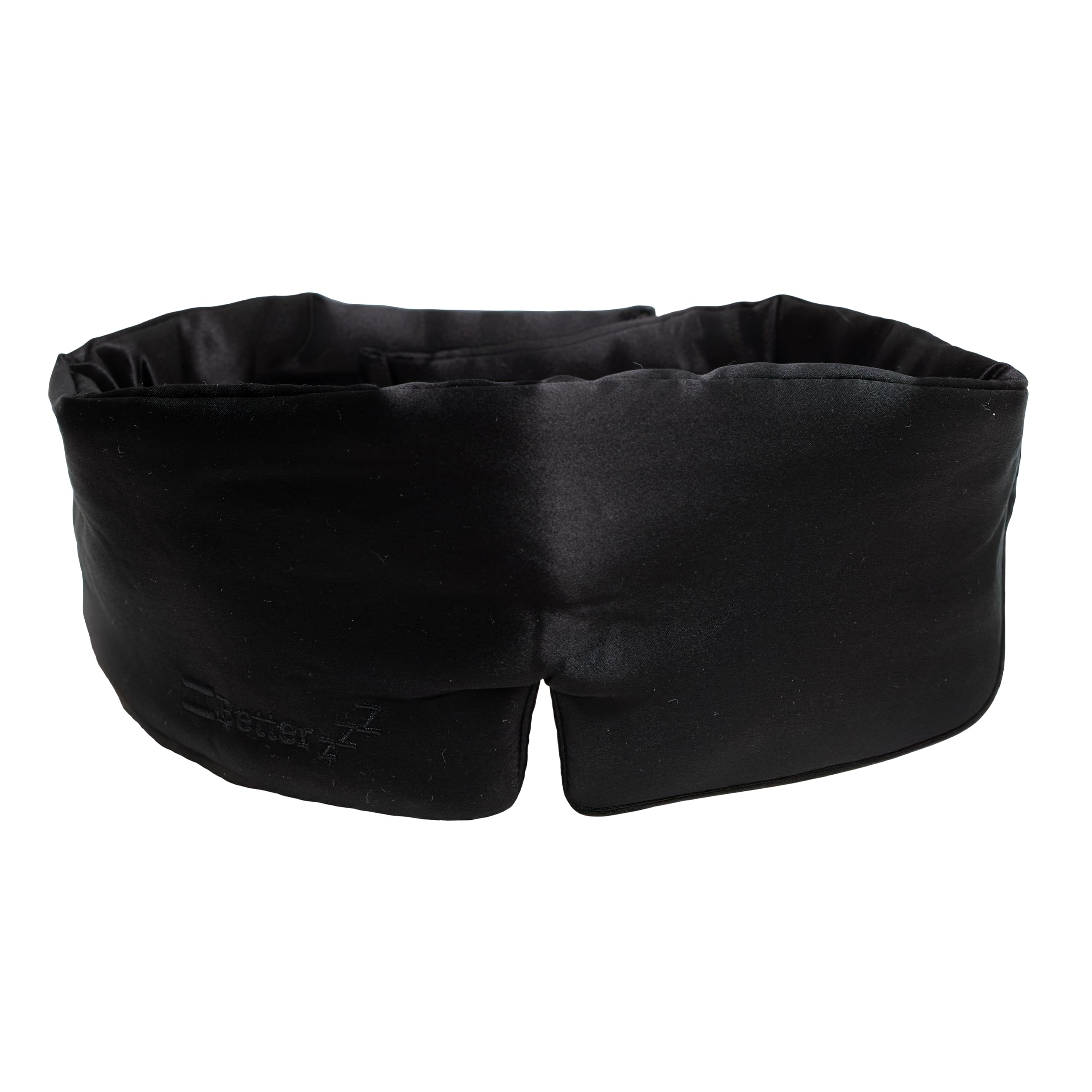 Better zzZ masque-sommeil velcro ajustable noir s’adapte à toutes les positions.