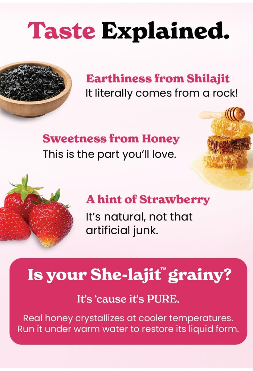 BetterAlt SHE-Lajit batonnet miel-fraises usage quotidien rapide et facile