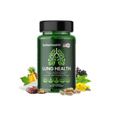 BetterHealth Santé pulmonaire quotidienne – Complément respiratoire avec Mullein, Sureau et Vitamine D3 (60 gélules)