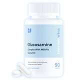 Bettervits Glucosamine Complex MSM – flacon visible, soutien quotidien des articulations et mobilité.