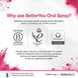 BetterYou D3000 Spray Naturel: ingrédients simples et sans artificiels.