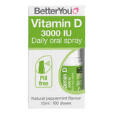 BetterYou D3000 Spray Vegan: produit conforme au mode de vie vegan.