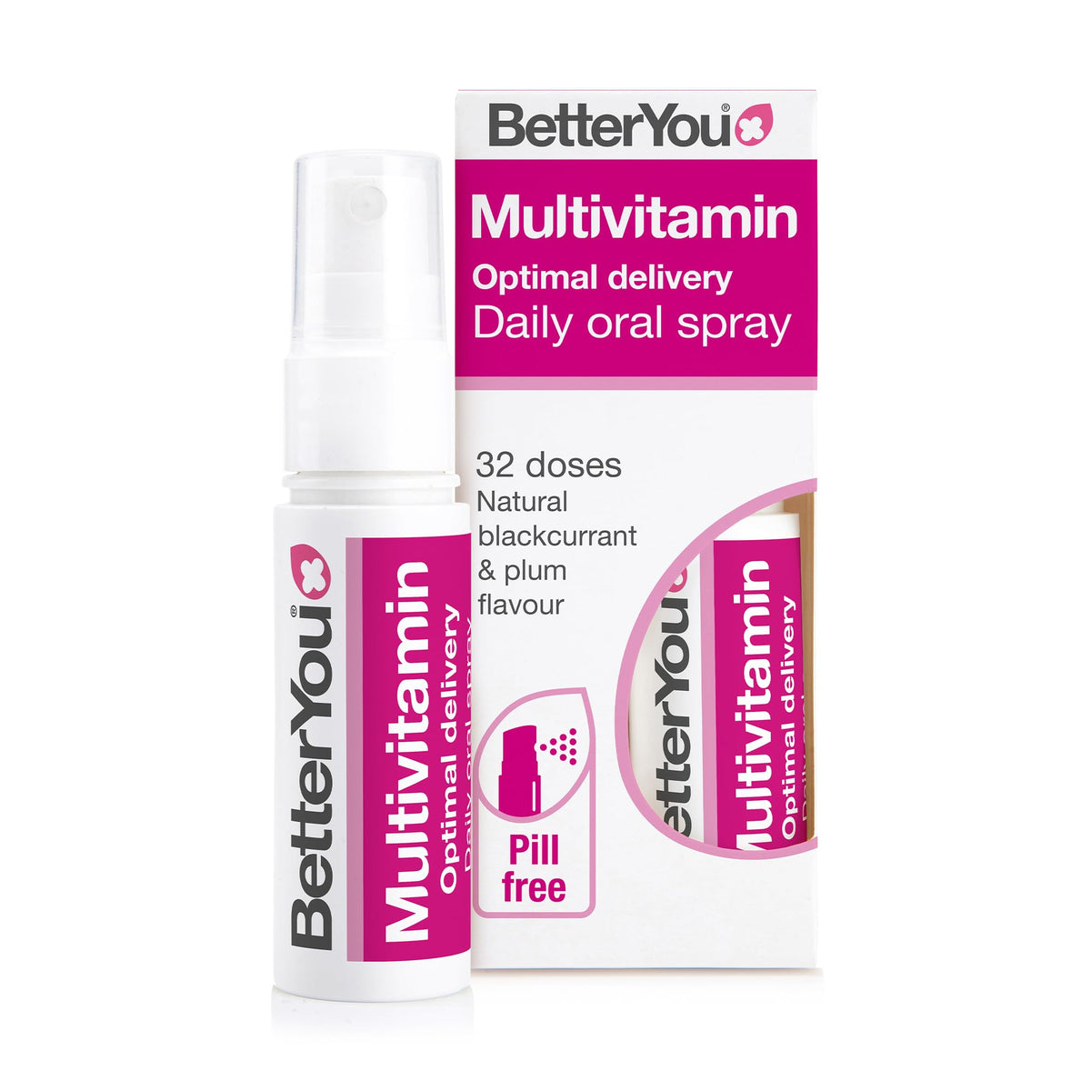 BetterYou MultiVit flacon 25ml, format pratique pour l’apport quotidien.