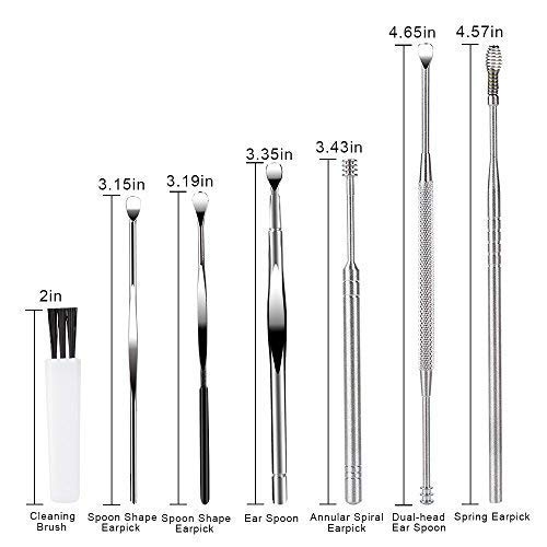 Outil curette double-face BetyBedy, nettoyage précis du cérumen.