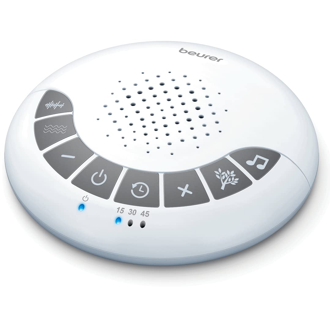 Beurer SL15 bruit blanc compact: idéal pour bureau ou voyage et pour s'endormir plus facilement.