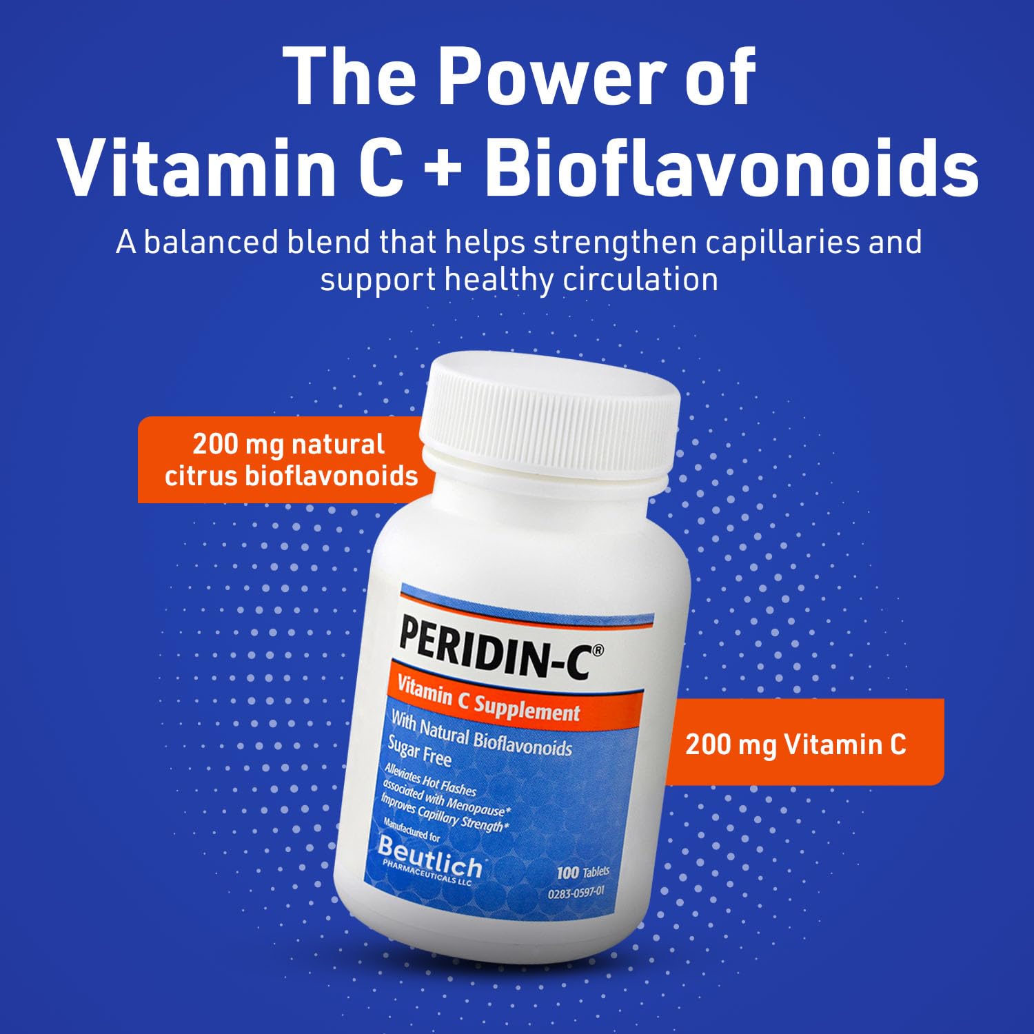 BEUTLICH PERIDIN-C – bioflavonoïdes d'agrumes pour une nutrition équilibrée.