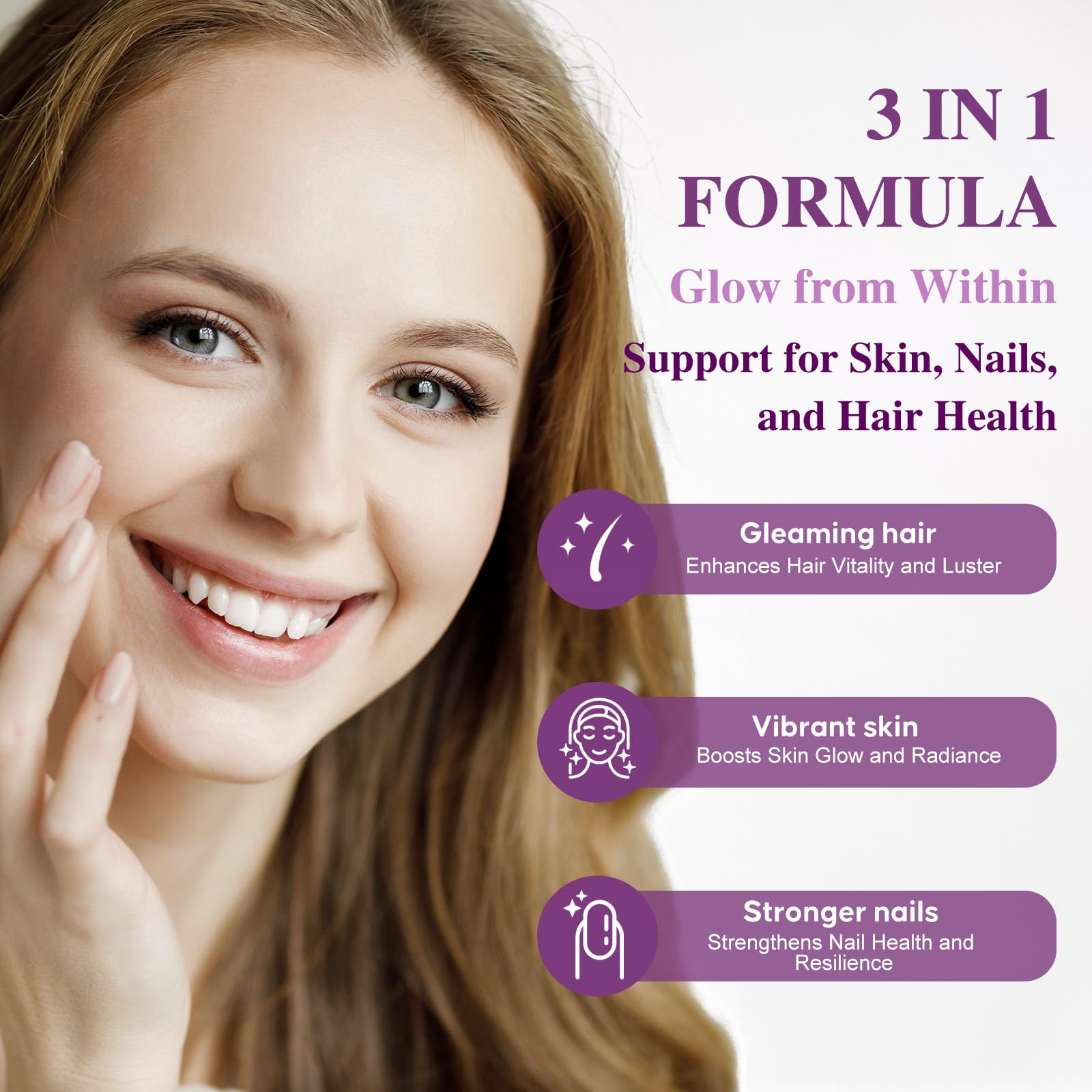 Bevalence Biotine Beauté peau et ongles - Complément multivitaminé intégré.