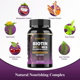 Bevalence Biotine Deux comprimés par jour - Routine simple et pratique.