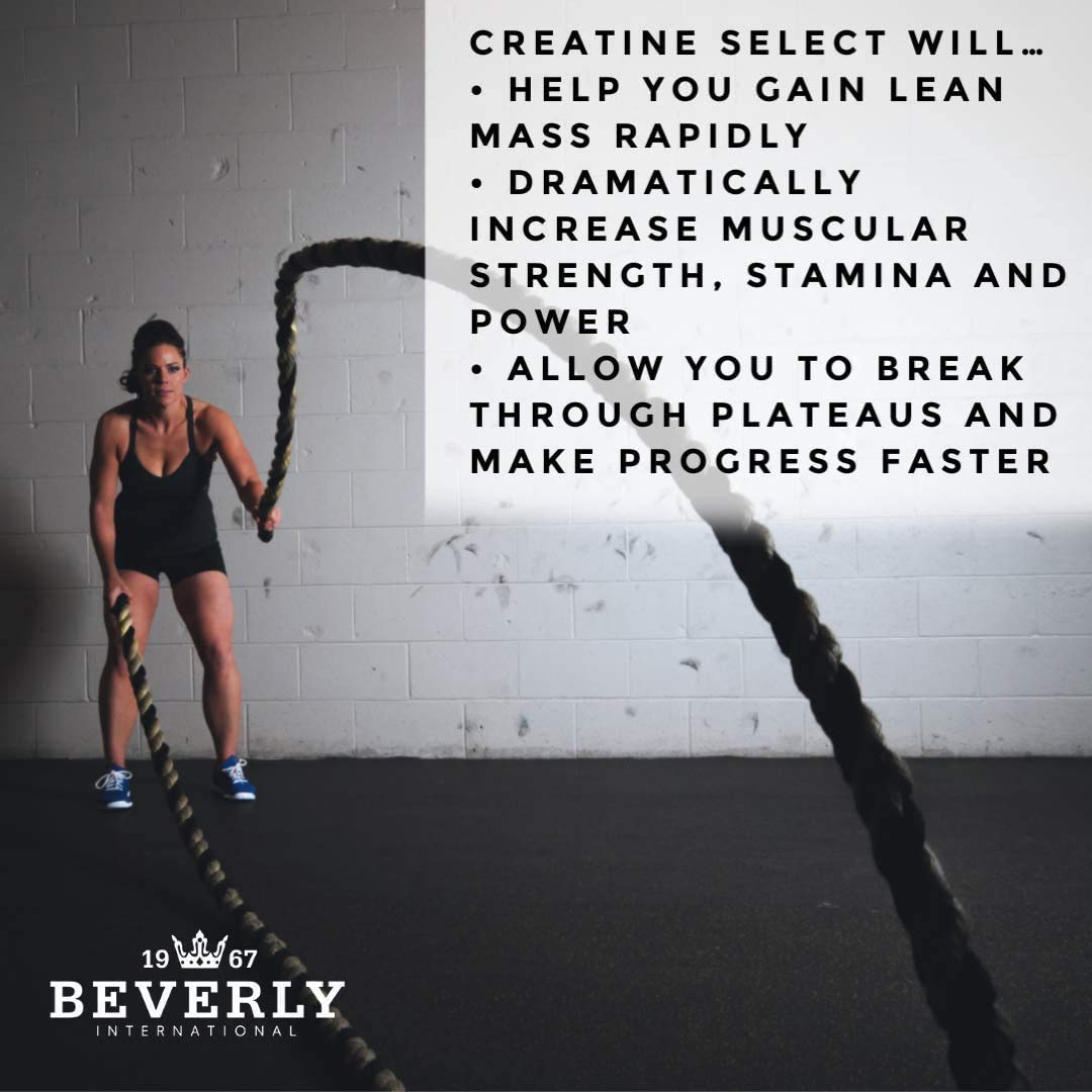 Beverly International Créatine Select – soutien potentiel à l’endurance et à la récupération.