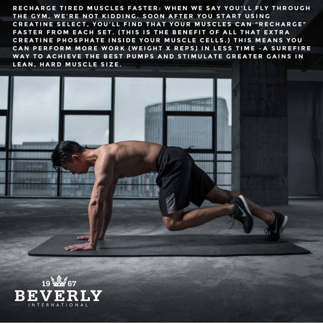 Beverly International Créatine Select – adapté aux hommes et femmes pour la définition musculaire.
