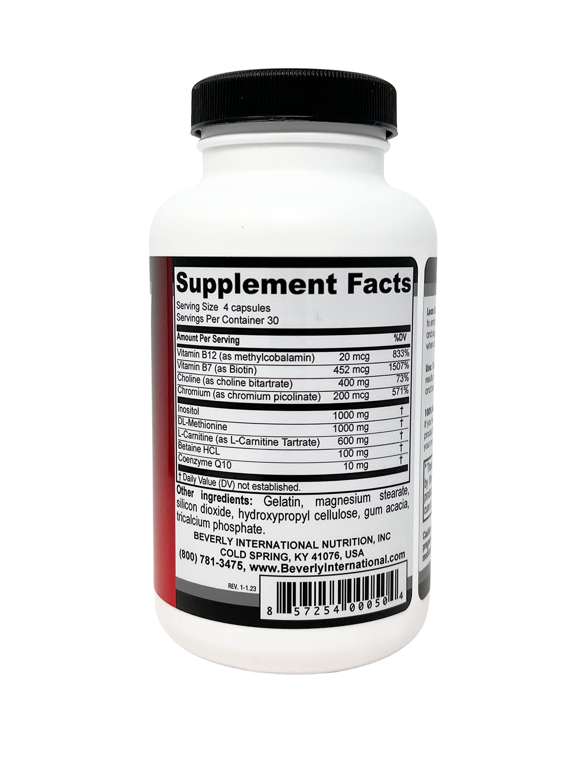 Lean Out, capsules vues sous différents angles, lipotropiques pour brûler les graisses.