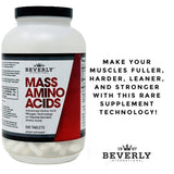 Mass Amino Acids, détails du profil d’acides aminés pour le développement musculaire.