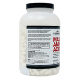 Mass Amino Acids tablettes, aperçu du produit pour l’apport en acides aminés essentiels.