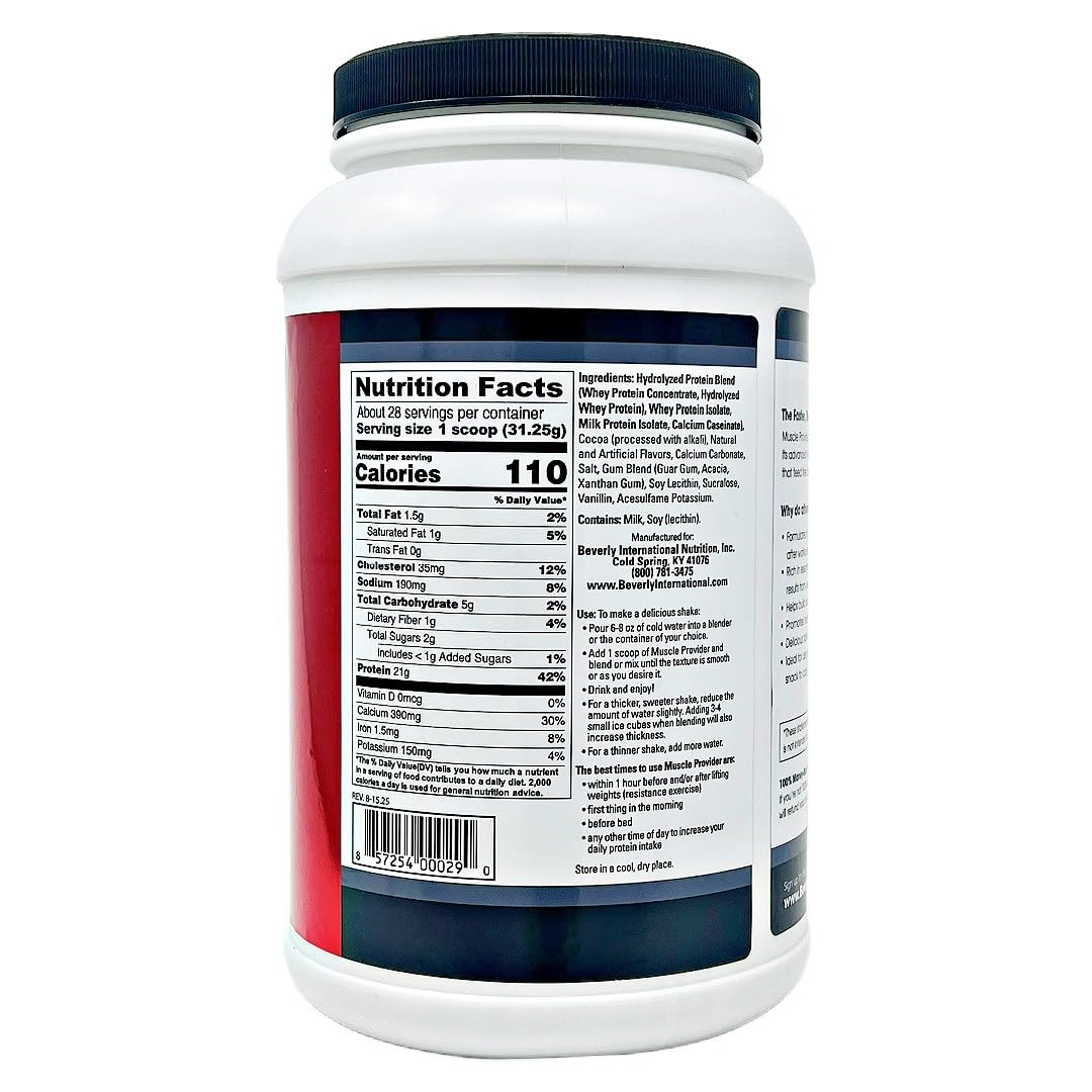 Beverly International Muscle Provider – doseur pratique pour dosage précis.