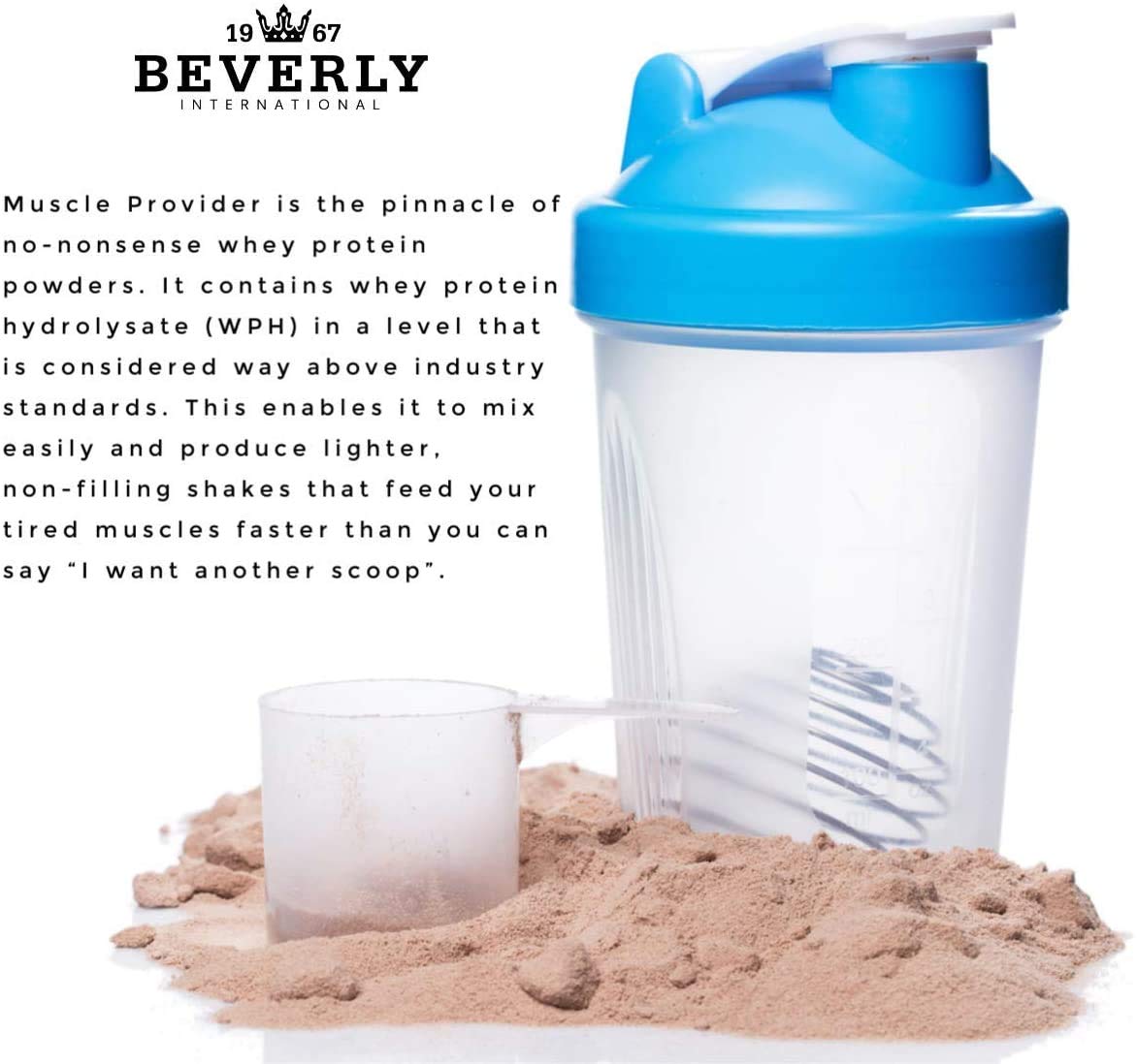 Muscle Provider sans sucre ajouté, protéine de haute qualité.