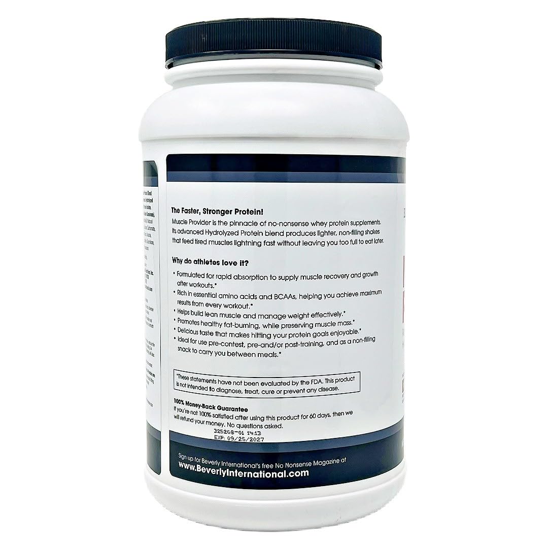 Muscle Provider Beverly International – shaker pour mélange facile.