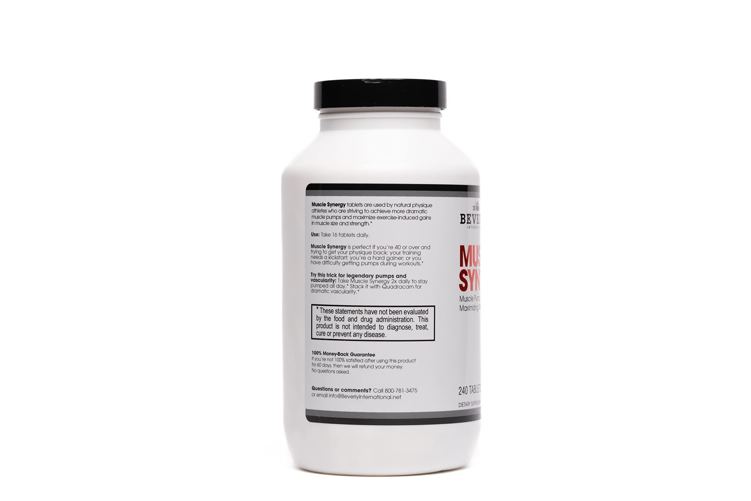 Muscle Synergy 240 comprimés: tablettes visibles, soutien potentiel pour gains maigres.