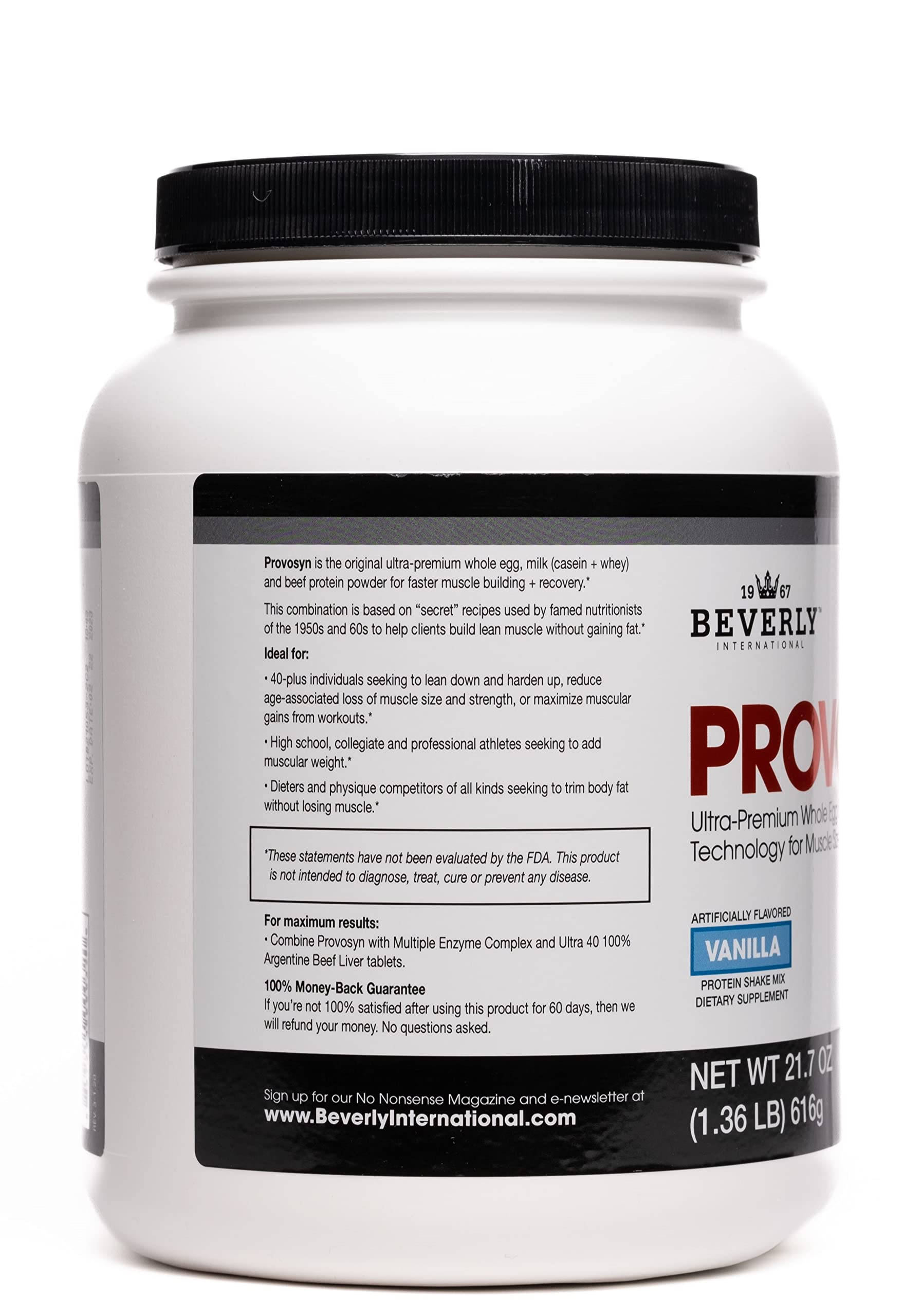 PROVOSYN protéine de bœuf en poudre; option premium pour gains maigres.