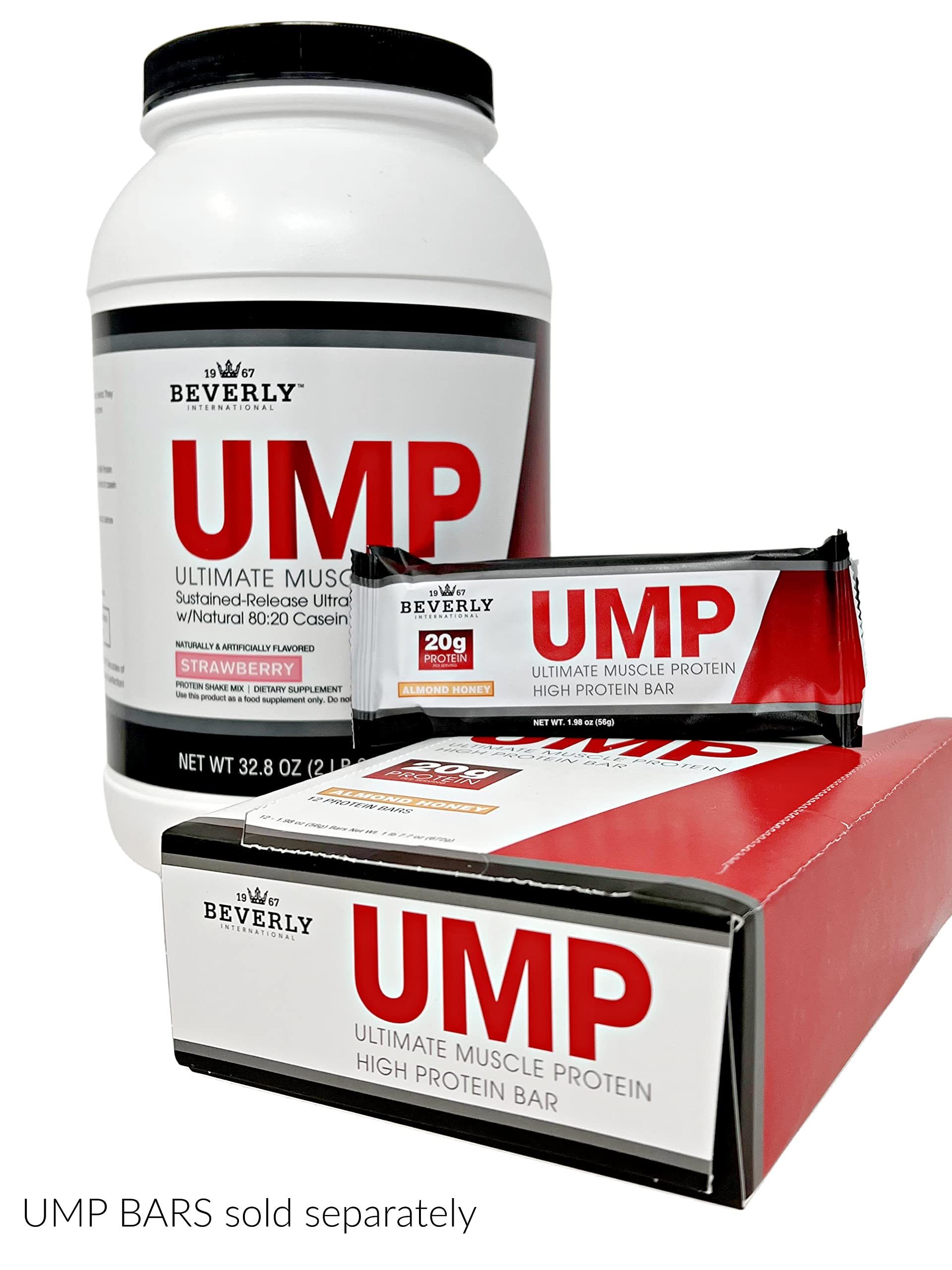Beverly International UMP protéine fraise: doseur précis pour mélange rapide