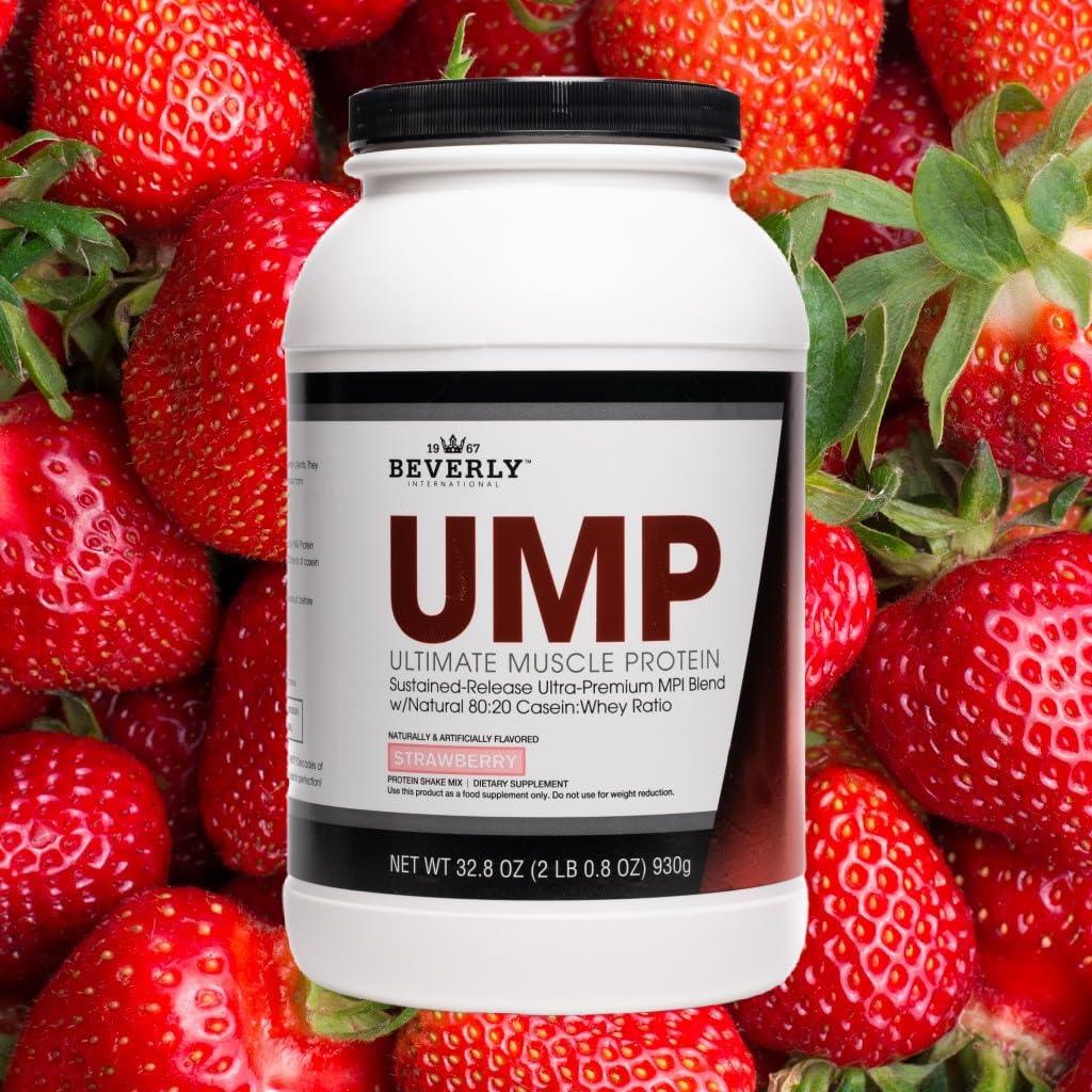 Beverly International UMP protéine fraise: formule à faible lactose et douceur naturelle