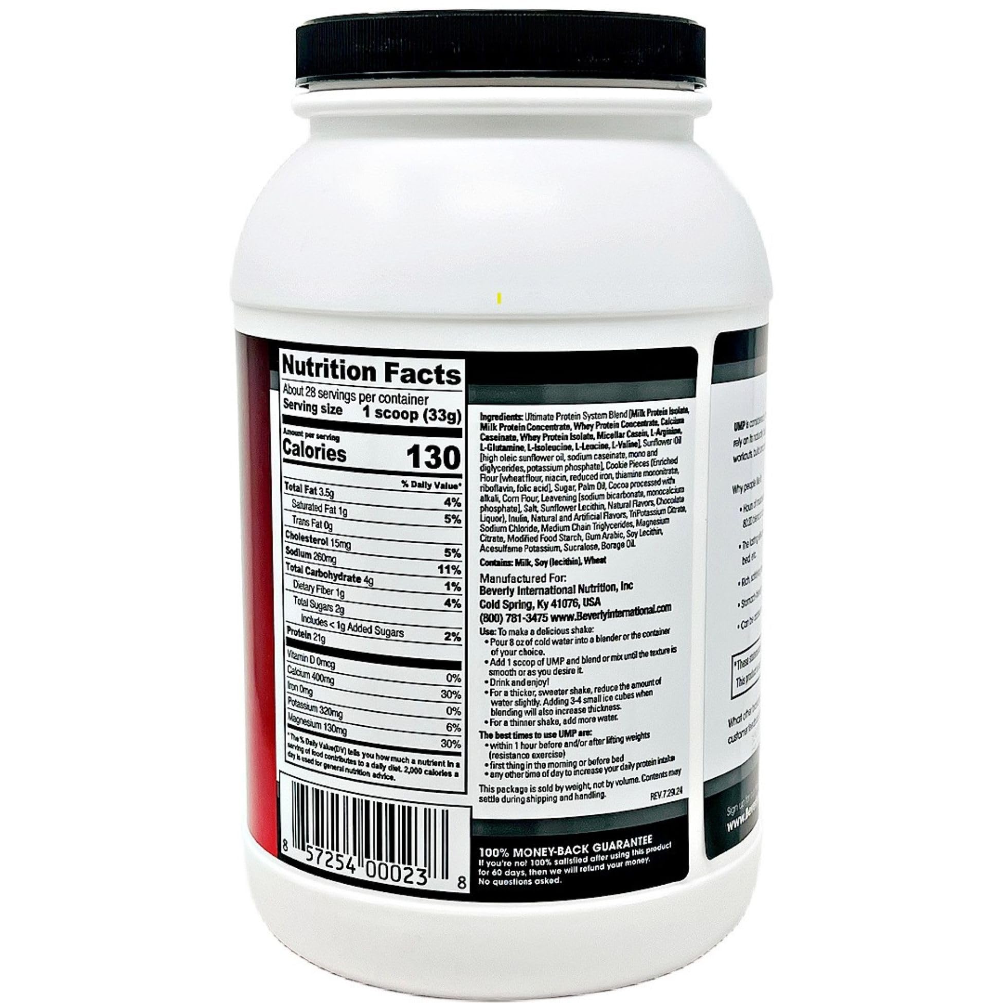 UMP Cookies & Creme – poudre protéinée polyvalente pour boissons