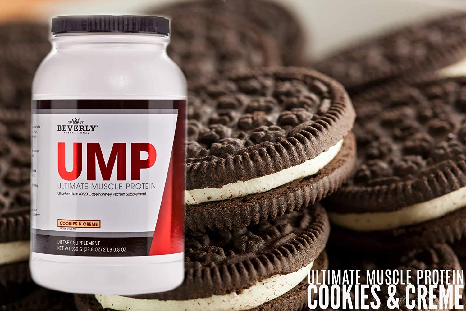 Qualité des ingrédients UMP Cookies & Creme pour régime équilibré