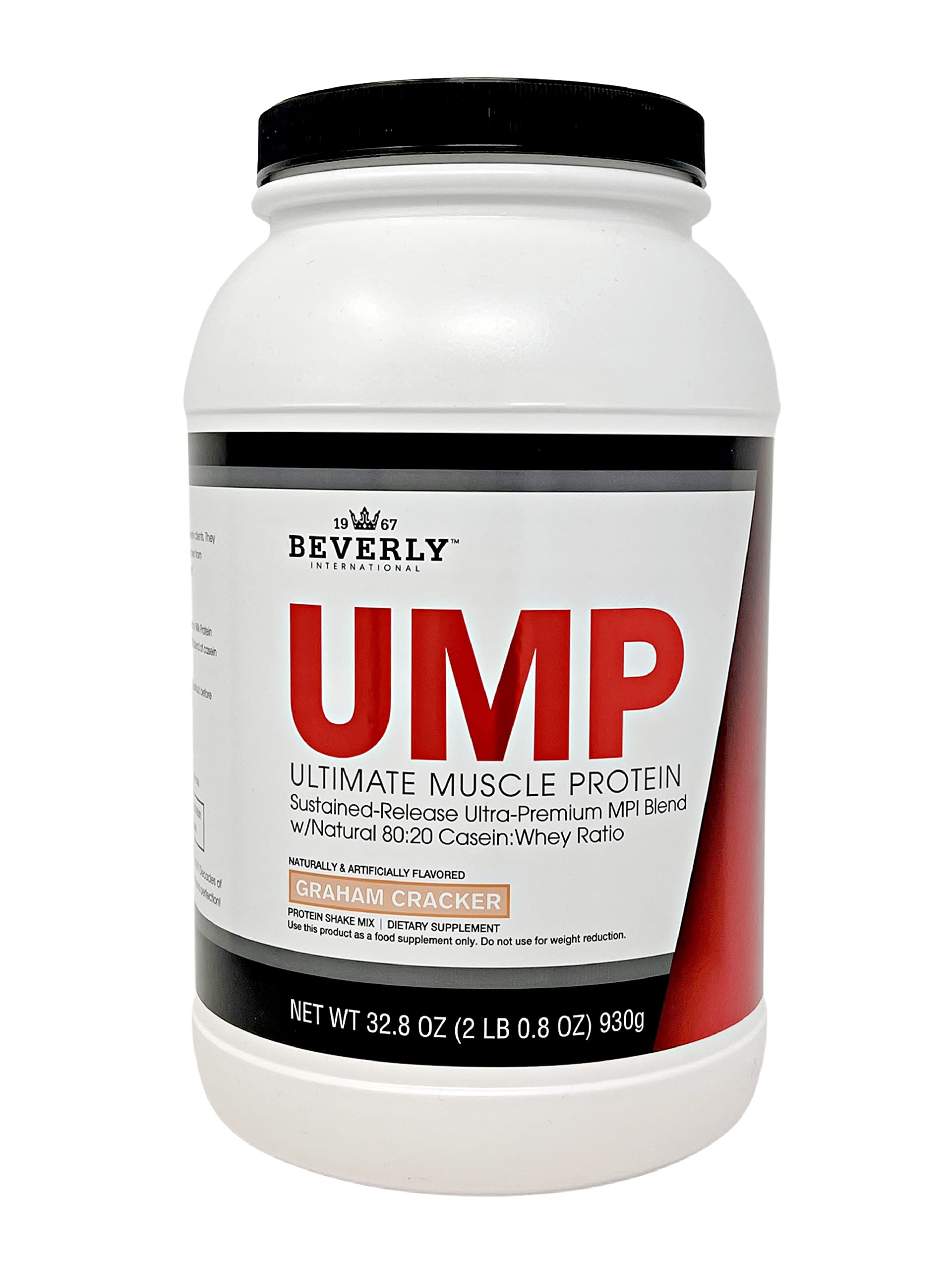 UMP Beverly International protéine en poudre Graham Cracker, mélange facile et digestion légère