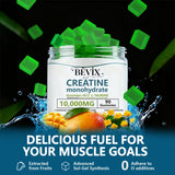 BEVIX gommes de créatine – énergie durable pour entraînements et endurance.