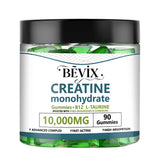 BEVIX gommes de créatine – préparation pré-entraînement et énergie rapide.