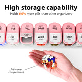 BEXEEN compartiments AM PM detaches, séparés pour doses matin et soir.