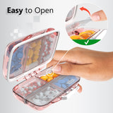 BEXEEN design ergonomique avec fond conique pour retirer les pilules.