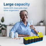 BEXEEN XL offre une grande capacité pour pilules et gummies, simplifiant les prises.