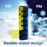 Conception double-face AM/PM de BEXEEN pour planifier deux prises quotidiennes.