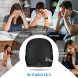 Cap Beyio gel sans odeur enveloppant le front pour un refroidissement discret.