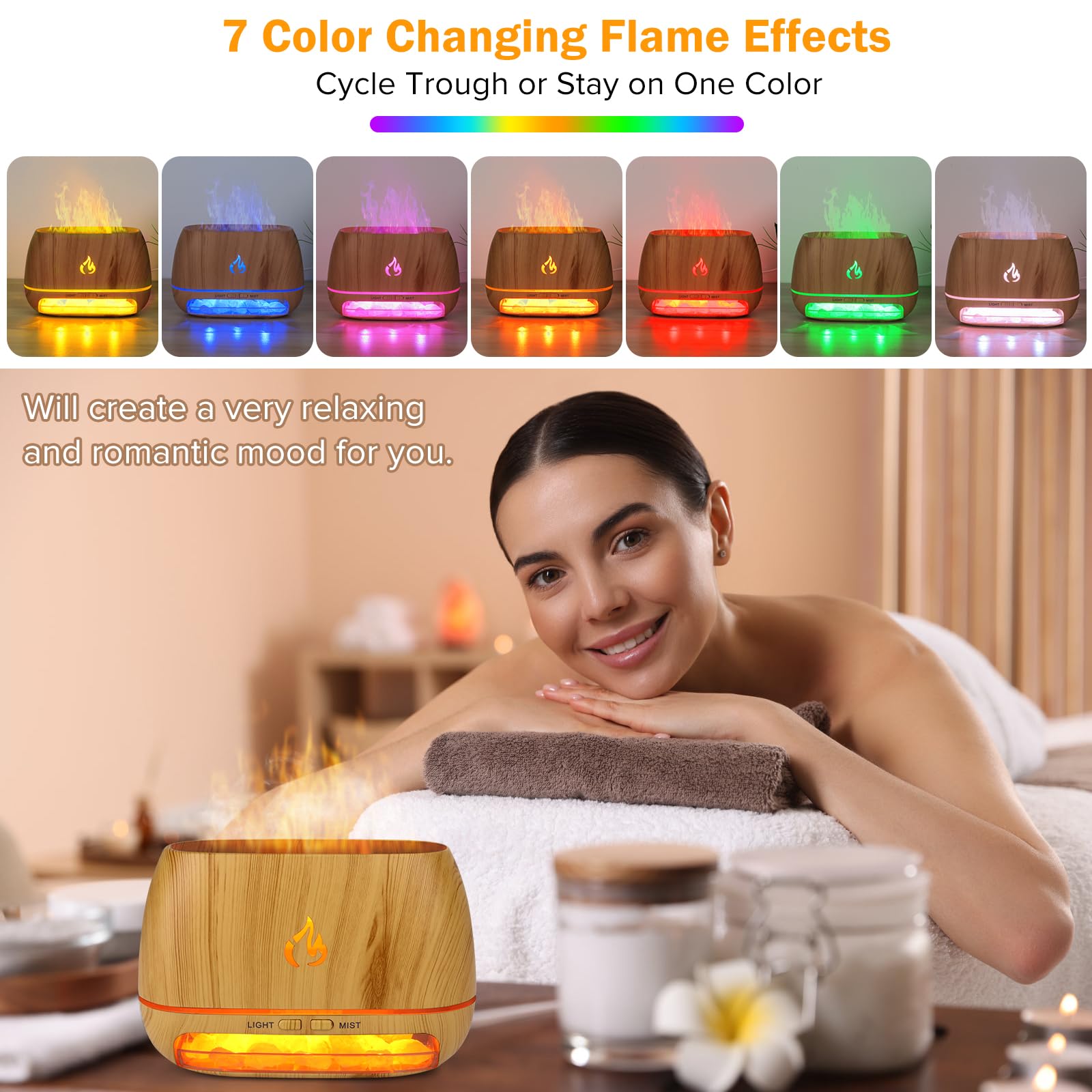 Beyn lampe sel Himalaya purifie l’air et crée une ambiance chaleureuse.
