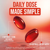 BEYOND LONGEVITY Astaxanthine 12 mg – composants: formule simple et claire sans allergènes cachés